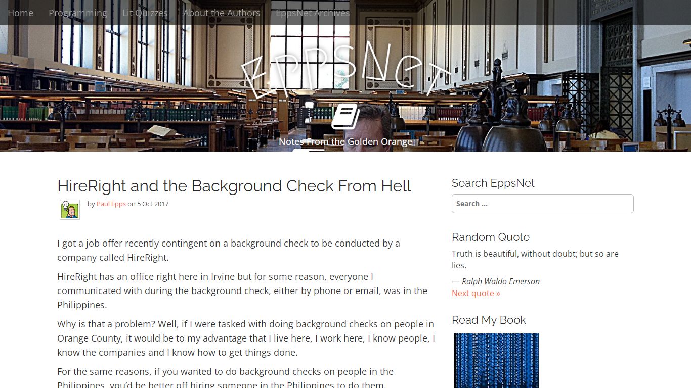 HireRight and the Background Check From Hell – EppsNet